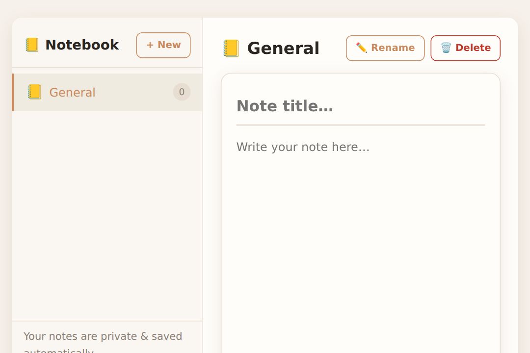 Notebook