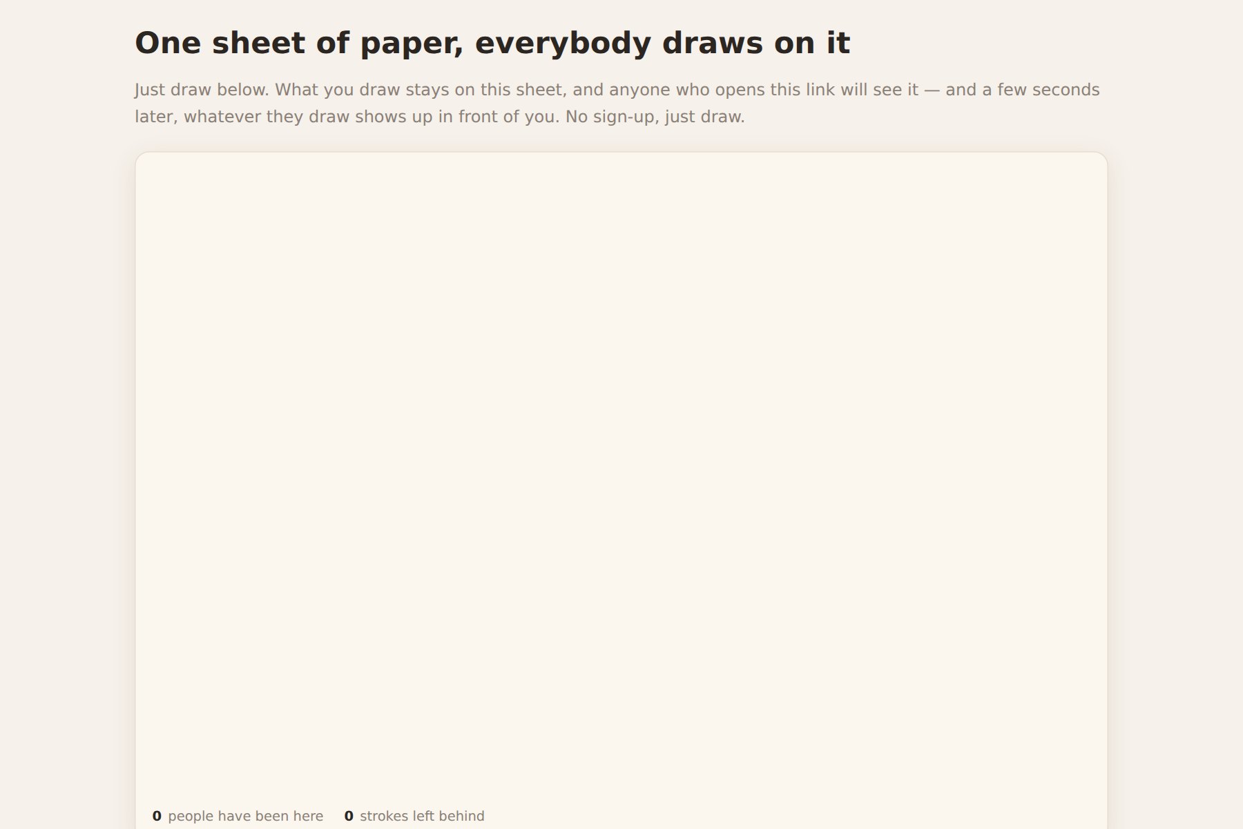 Shared canvas