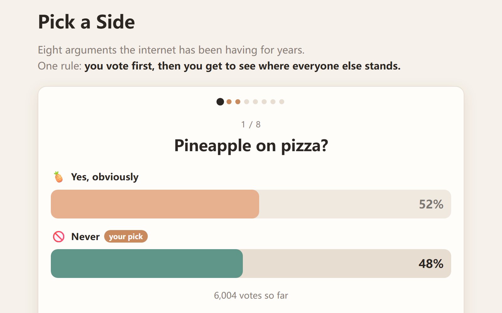 Pick a Side