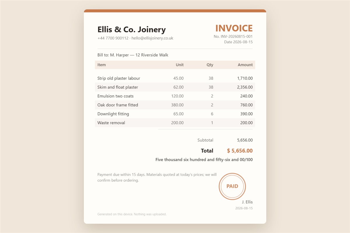 Invoice